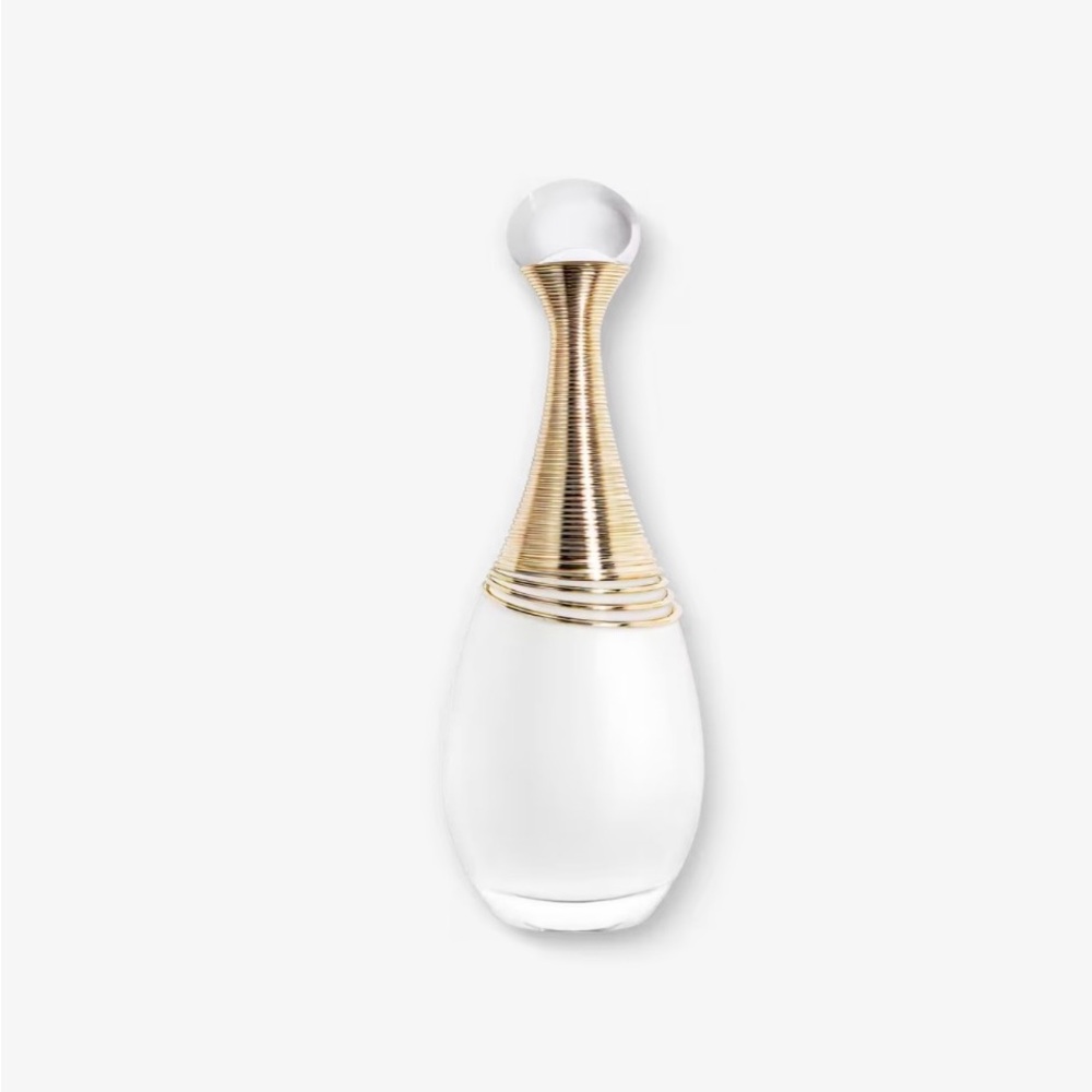 Dior Gold and White Perfume Bottle